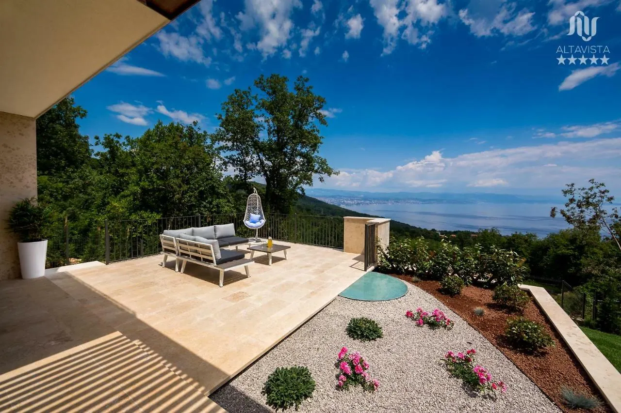 Villa Altavista - Seaview & Relax With Heated Pool & Minigolf Opatija Kroatien
