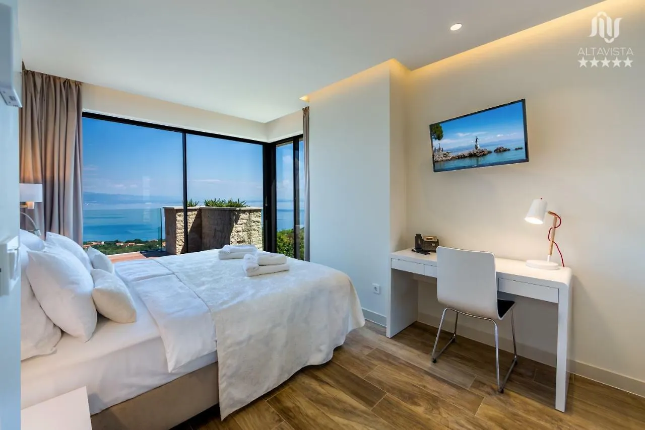 Villa Altavista - Seaview & Relax With Heated Pool & Minigolf Opatija 0*,  Kroatien