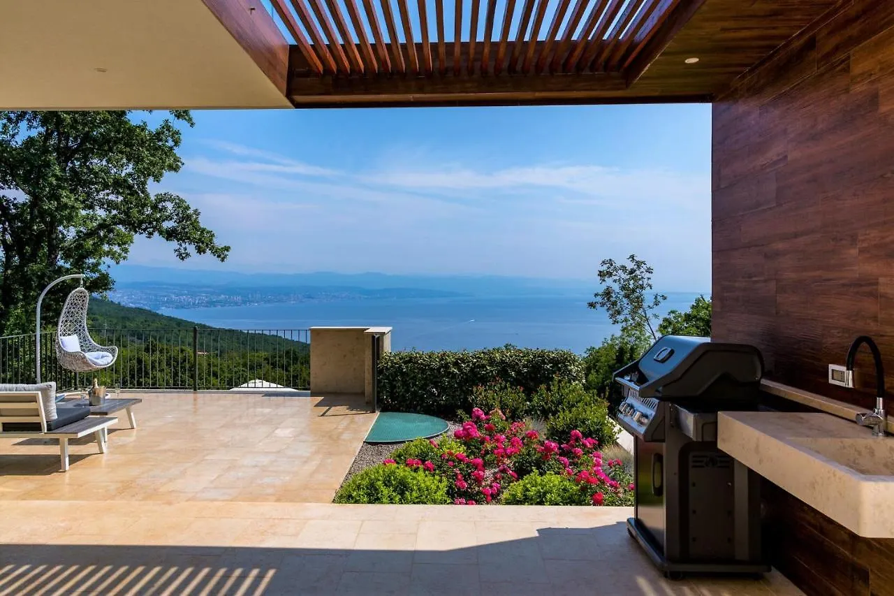Villa Altavista - Seaview & Relax With Heated Pool & Minigolf Opatija 0*,  Kroatien
